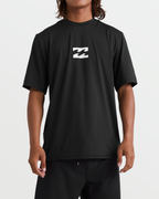 All Day Wave Short Sleeve Rashguard - Black