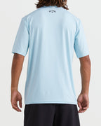 All Day Wave Short Sleeve Rashguard - Coastal Blue