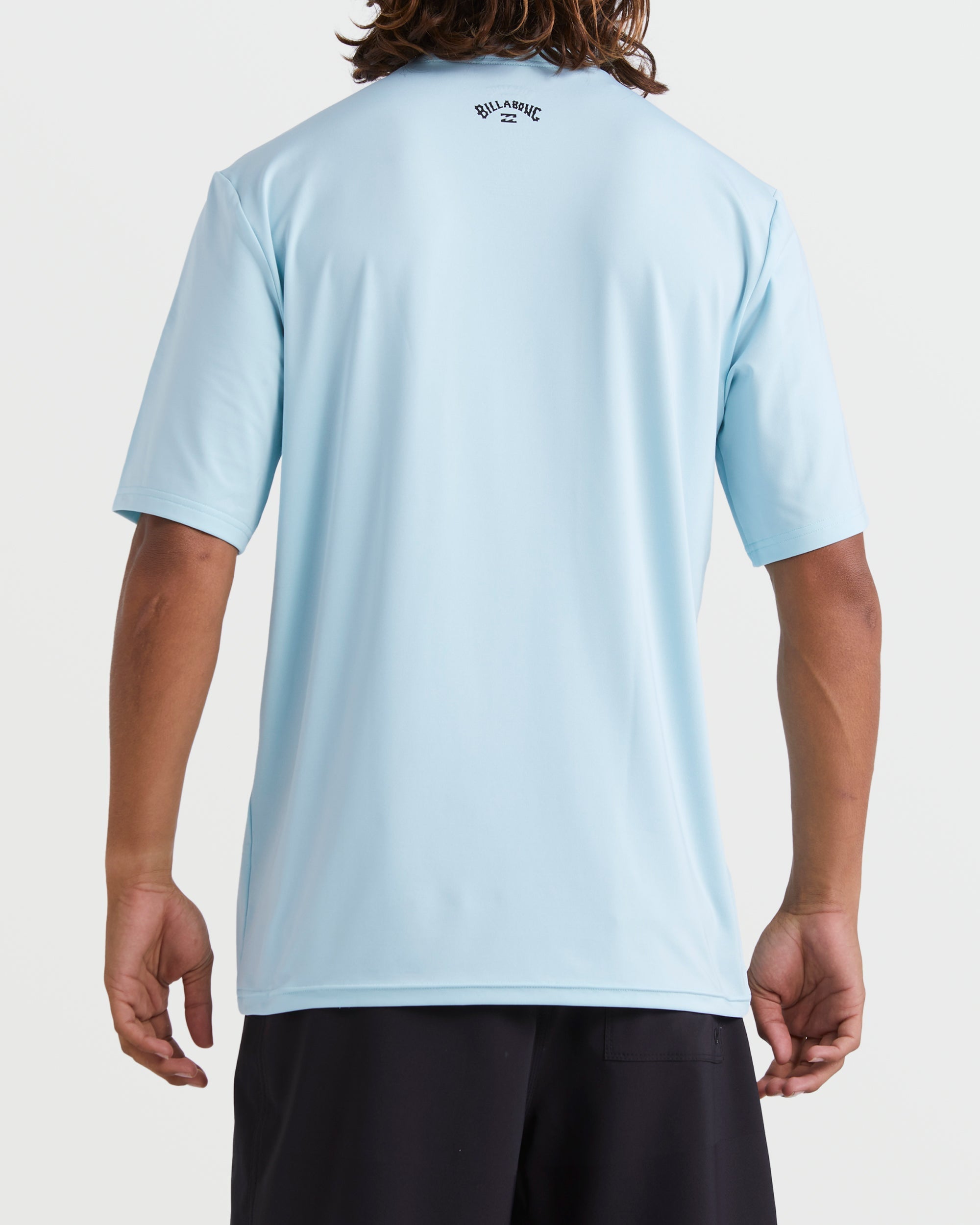All Day Wave Short Sleeve Rashguard - Coastal Blue