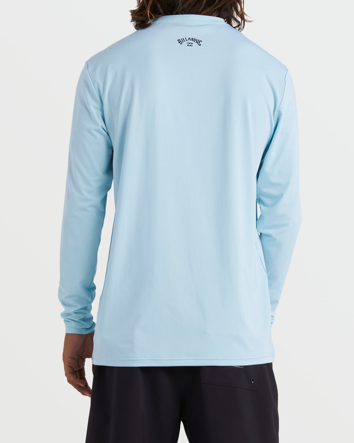 All Day Wave Loose Fit Long Sleeve Surf Tee - Coastal Blue