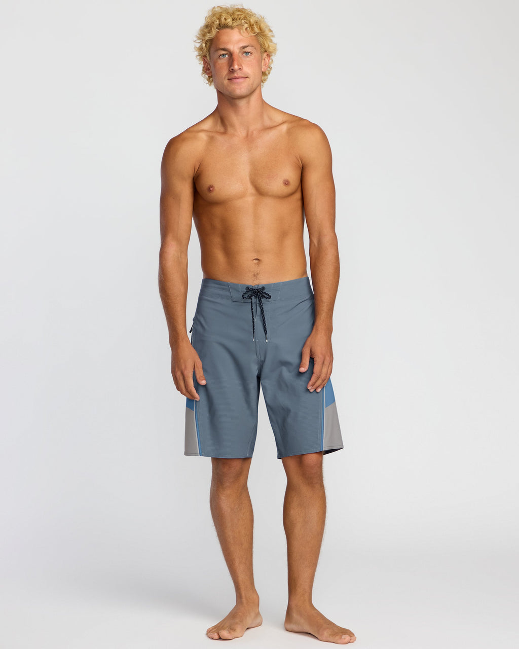 Straddie Airlite 20 Boardshorts - Steel Blue