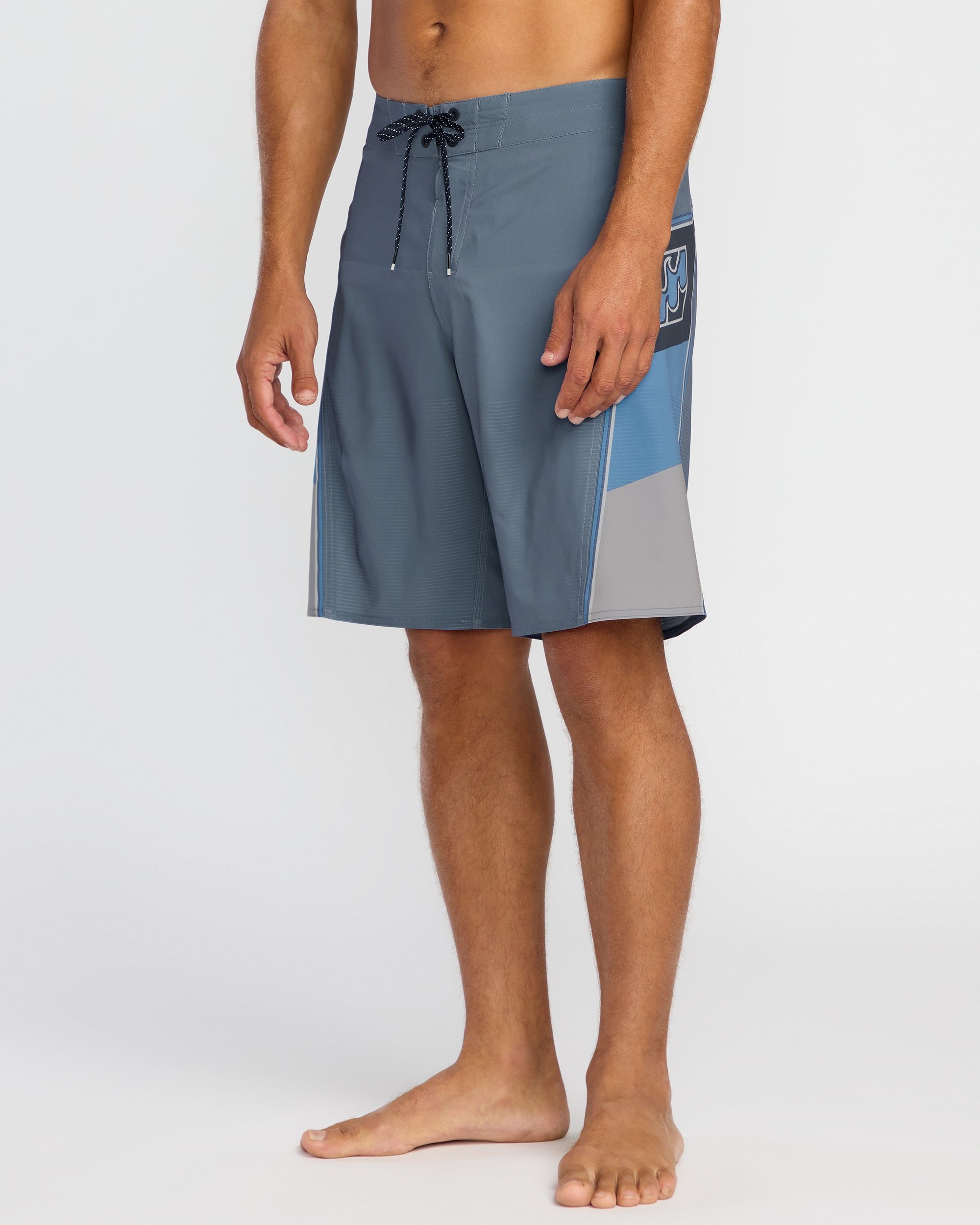 Straddie Airlite 20 Boardshorts - Steel Blue