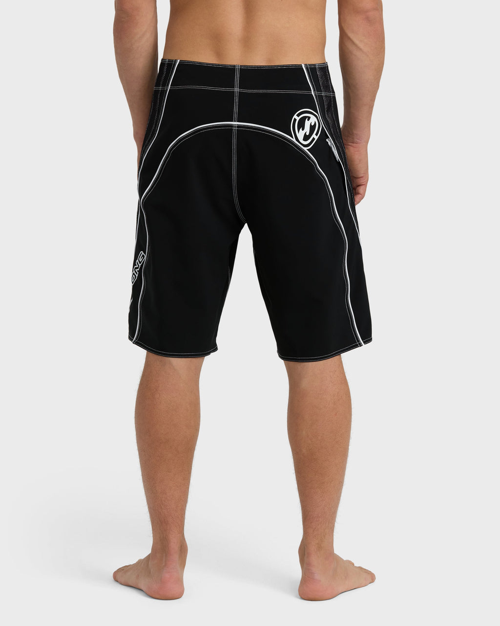 Fluid 2K Pro Performance 21 Boardshorts - Black White