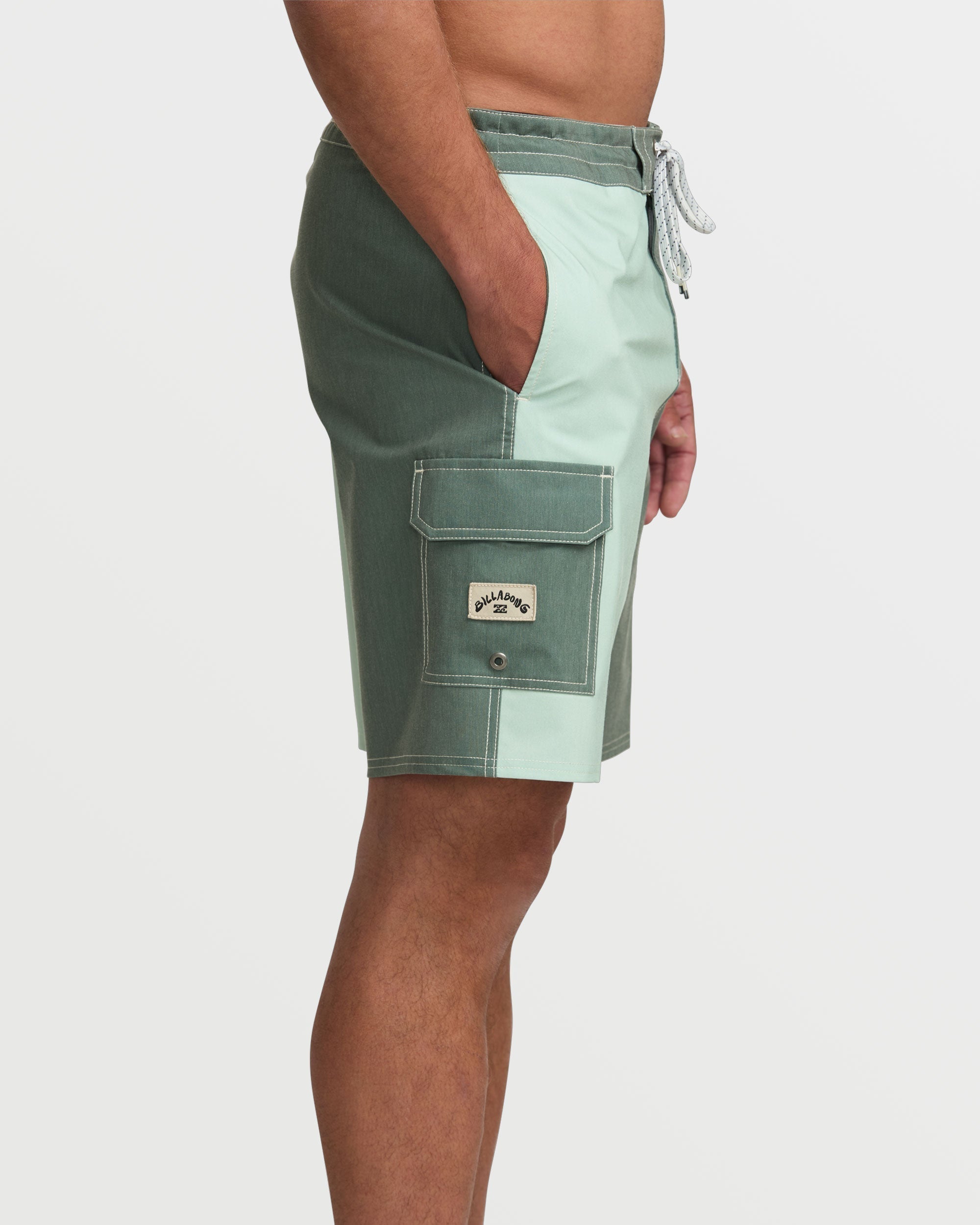 Sunshine Lo Tide 19 Boardshorts - Green Tea