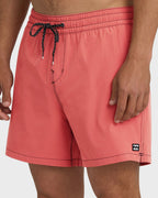 Lineup Solid Layback 16 Trunks - Bright Pink