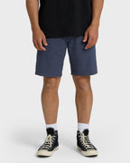 Primary Submersible 18 Hybrid Shorts - Graystone