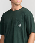 Austin Garage Regular Pocket Short Sleeve T-Shirt - Teal