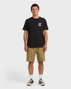 Crayon Wave Premium Short Sleeve T-Shirt - Washed Black