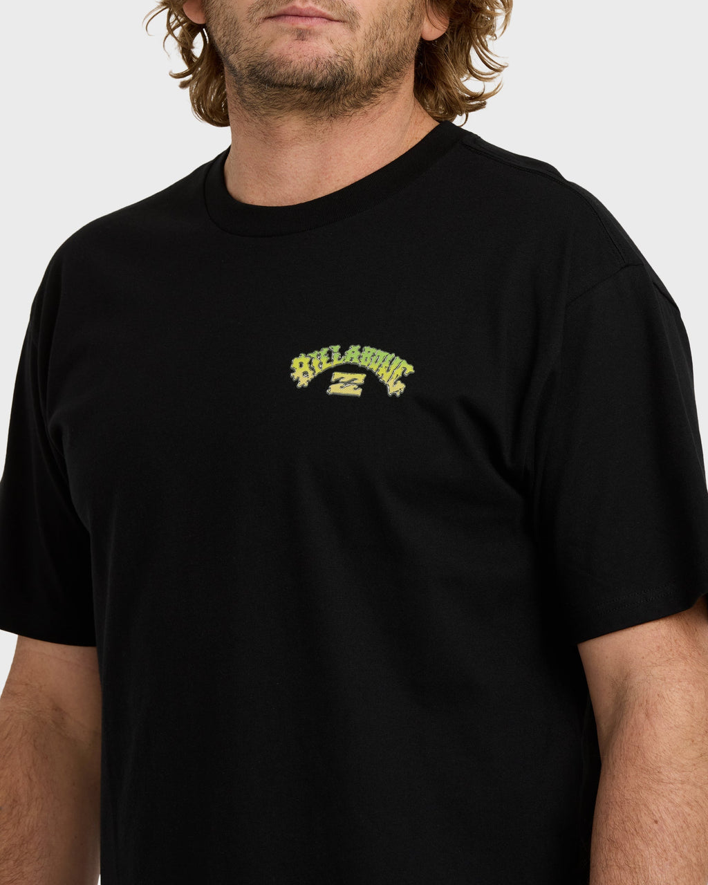 Wax Arch Regular Short Sleeve T-Shirt - Black