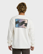 Crayon Wave Premium Long Sleeve T-Shirt - Off White