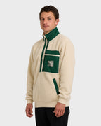 Salinity Now Boundary Mock Neck Sweatshirt - Chino