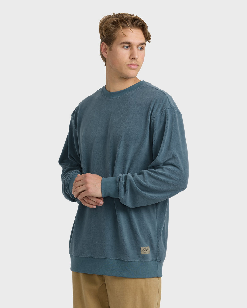 Torched Crewneck Sweatshirt - Real Teal