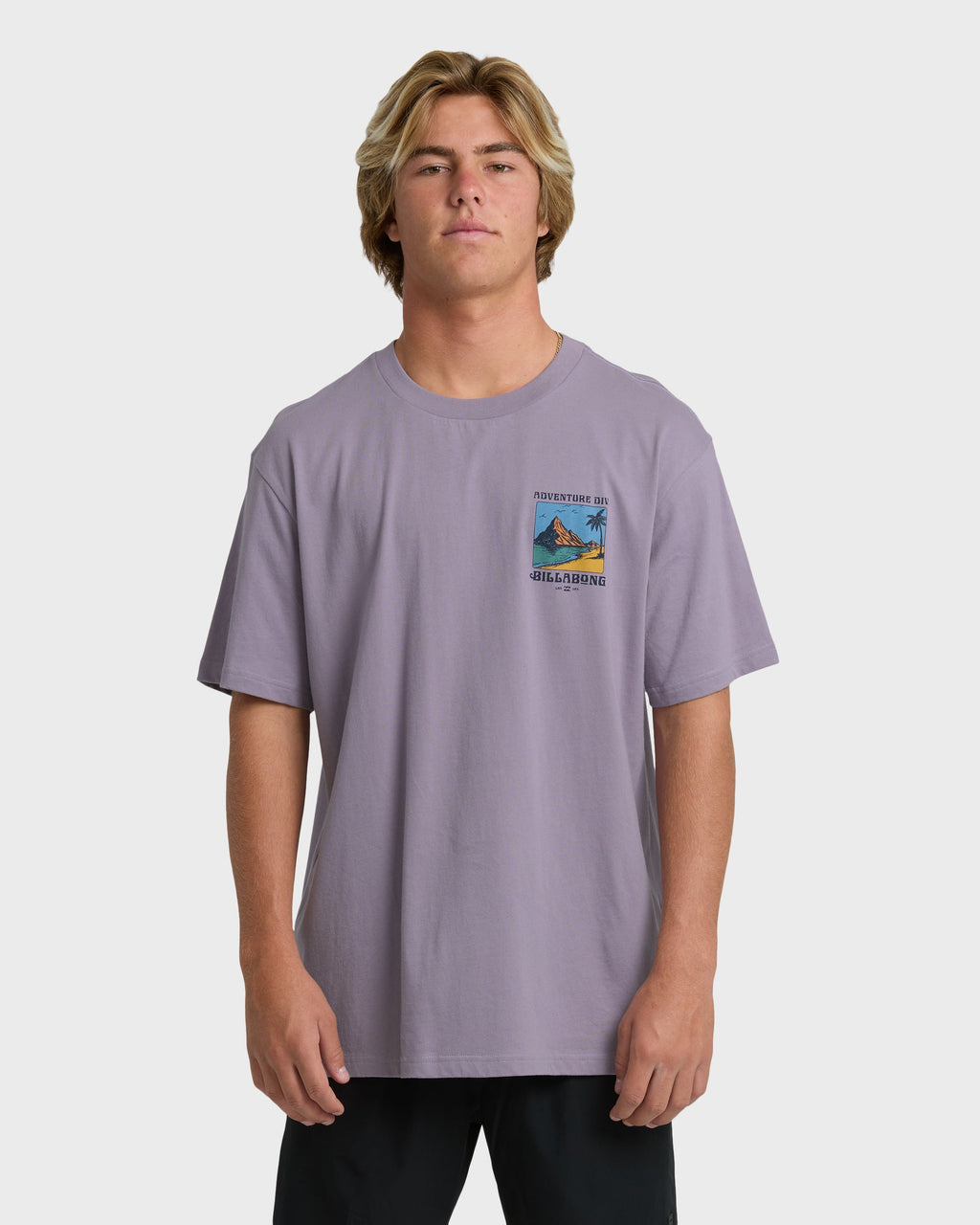 Post Cards Adiv Premium Short Sleeve T-Shirt - Purple Ash