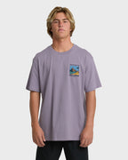 Post Cards Adiv Premium Short Sleeve T-Shirt - Purple Ash