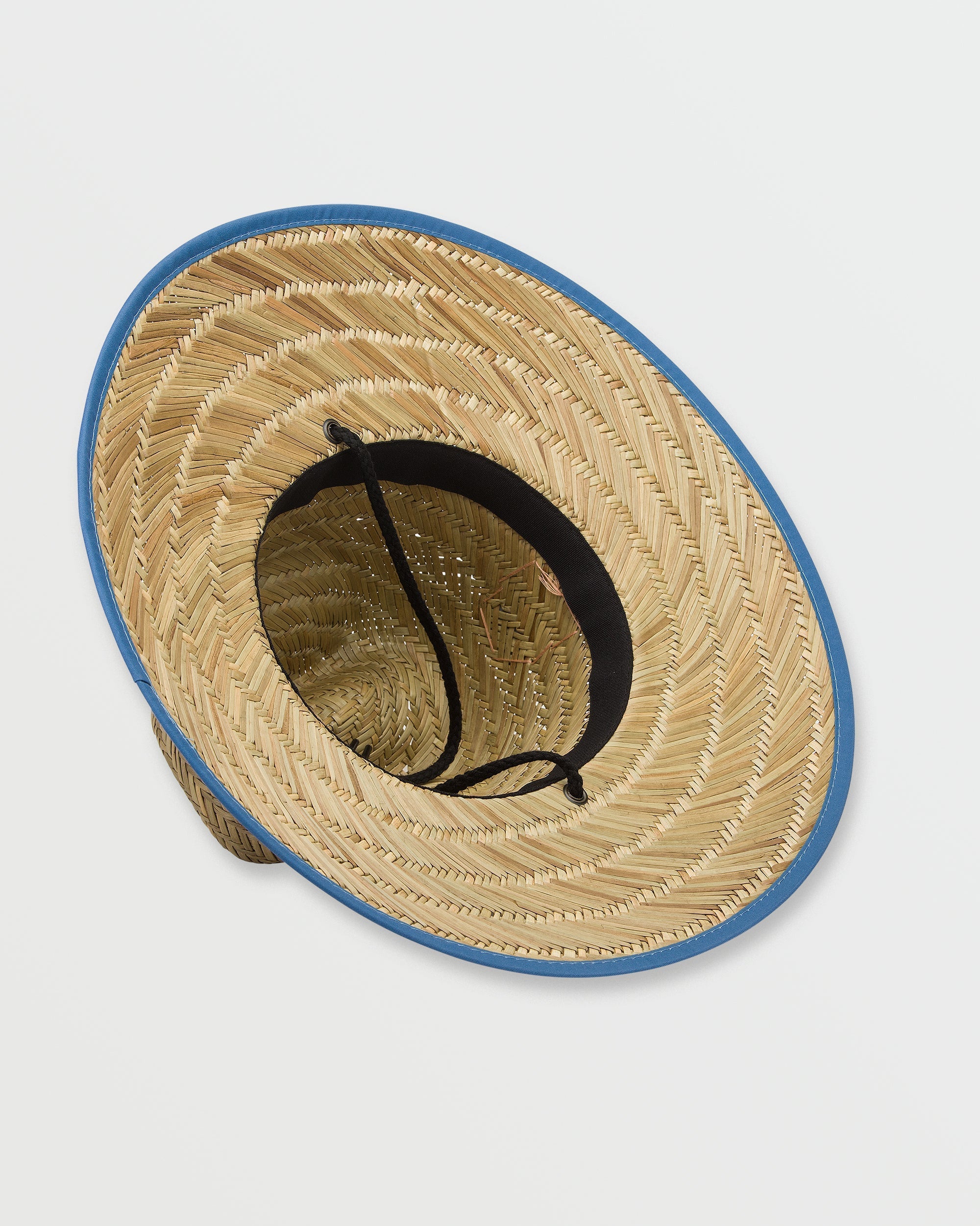 Tides Patch Straw Hat - Carolina Blue