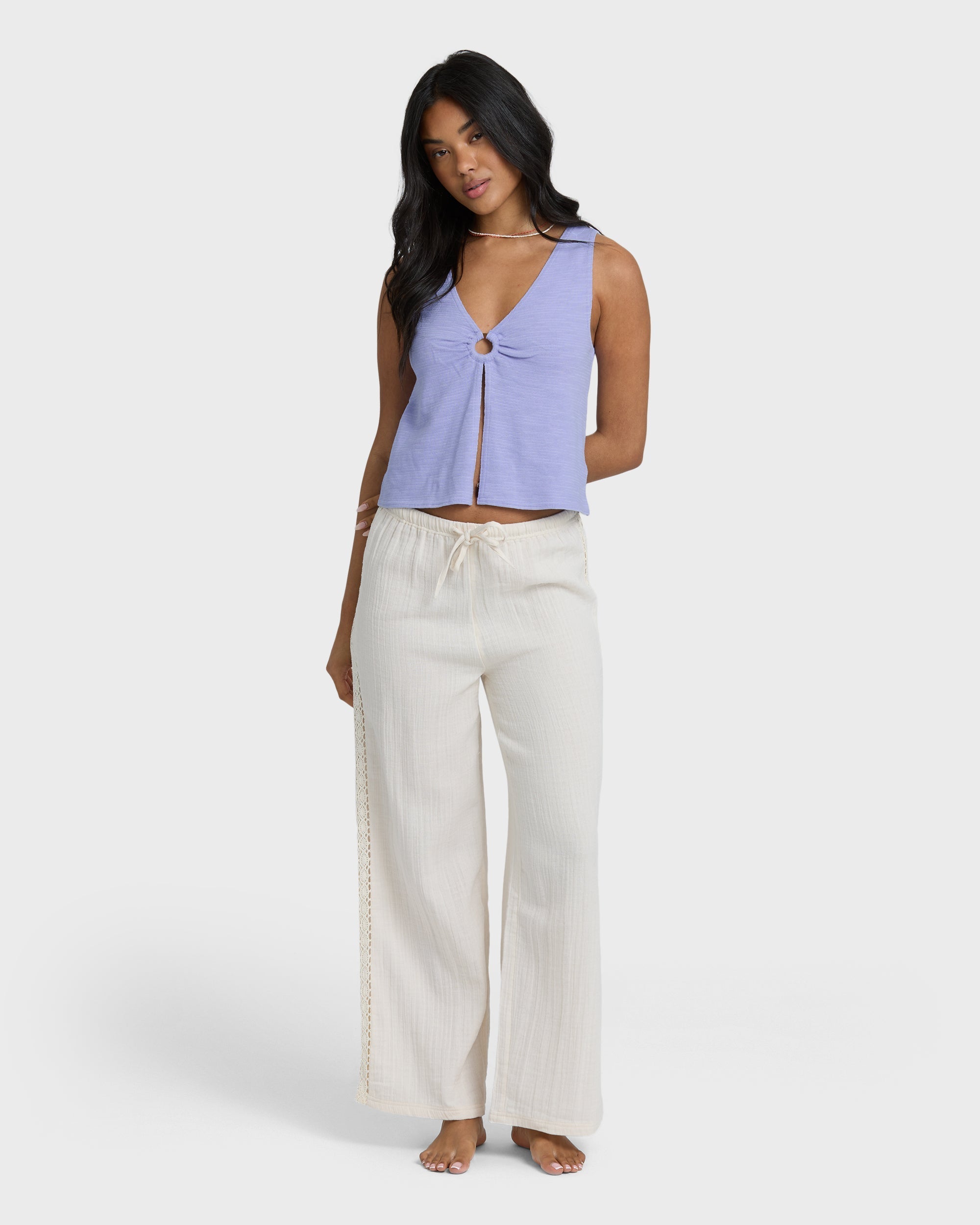 Veda Knit Tank - Twilight Blue