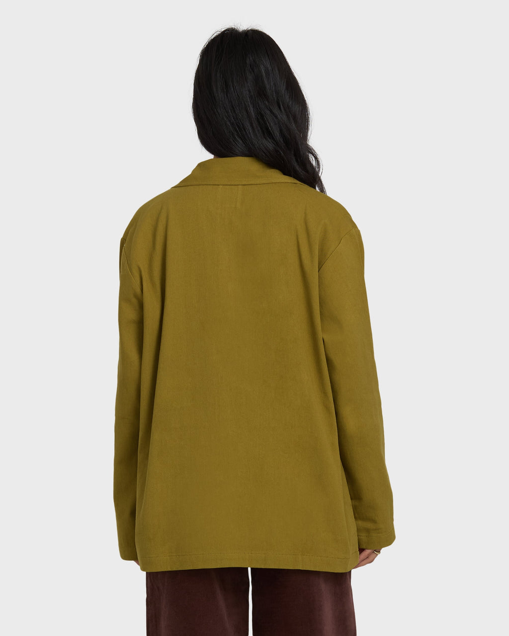 Floral Fields Shacket - Moss