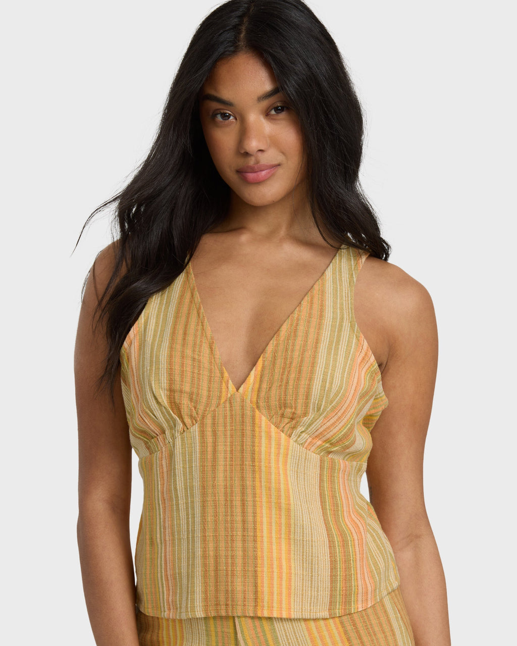 Hazy Daze Top - Brown Multi