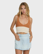 Anders Sweater Tank - Caramel Cafe