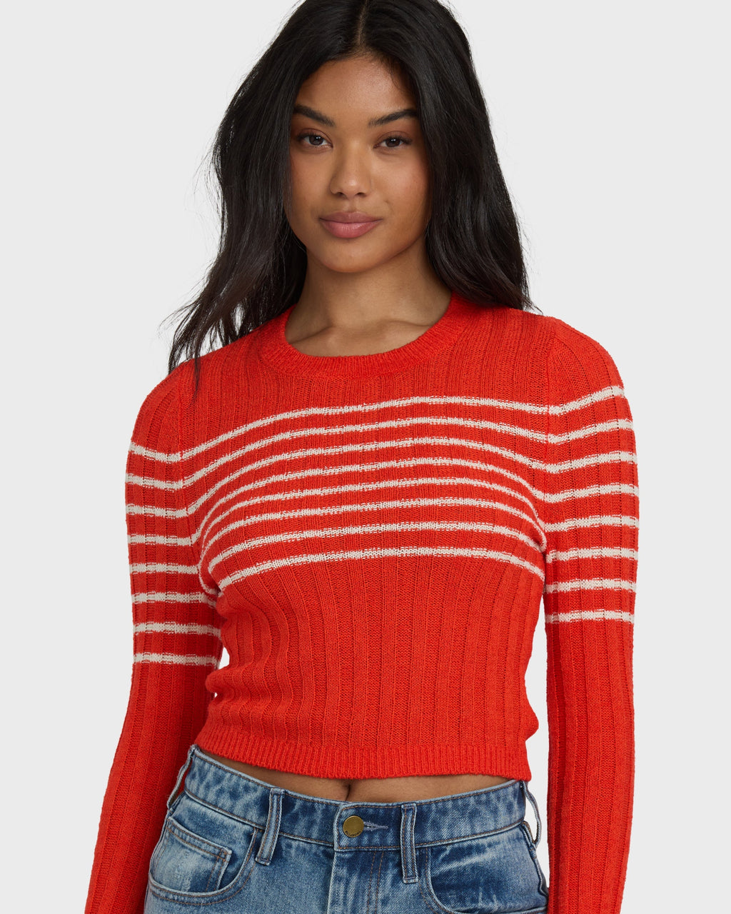 Clare Sweater - Red Aloha