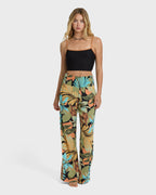 New Waves 2 Elastic Waist Pants - Black Multi