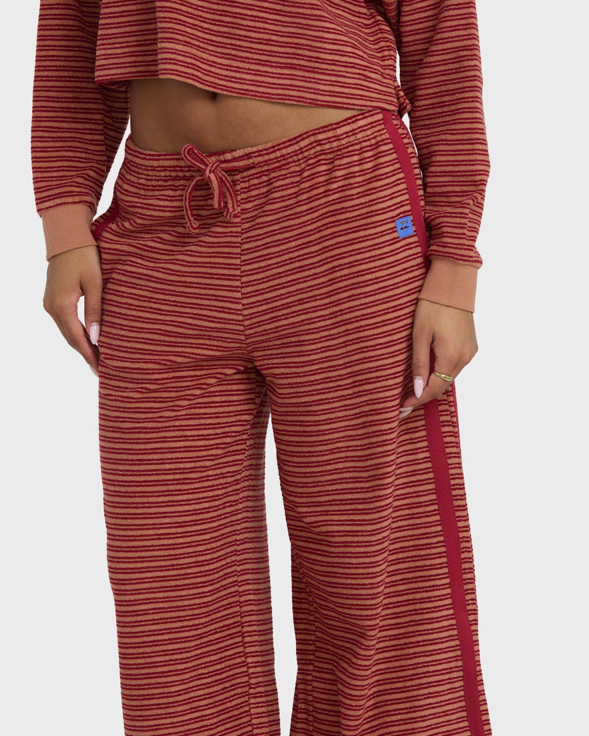 Date Palm Terry Pants - Rose Brown