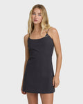 Midnight Wave Mini Dress - Black Sands