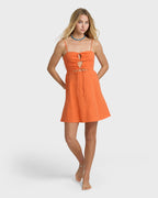 Lima Mini Dress - Saffron