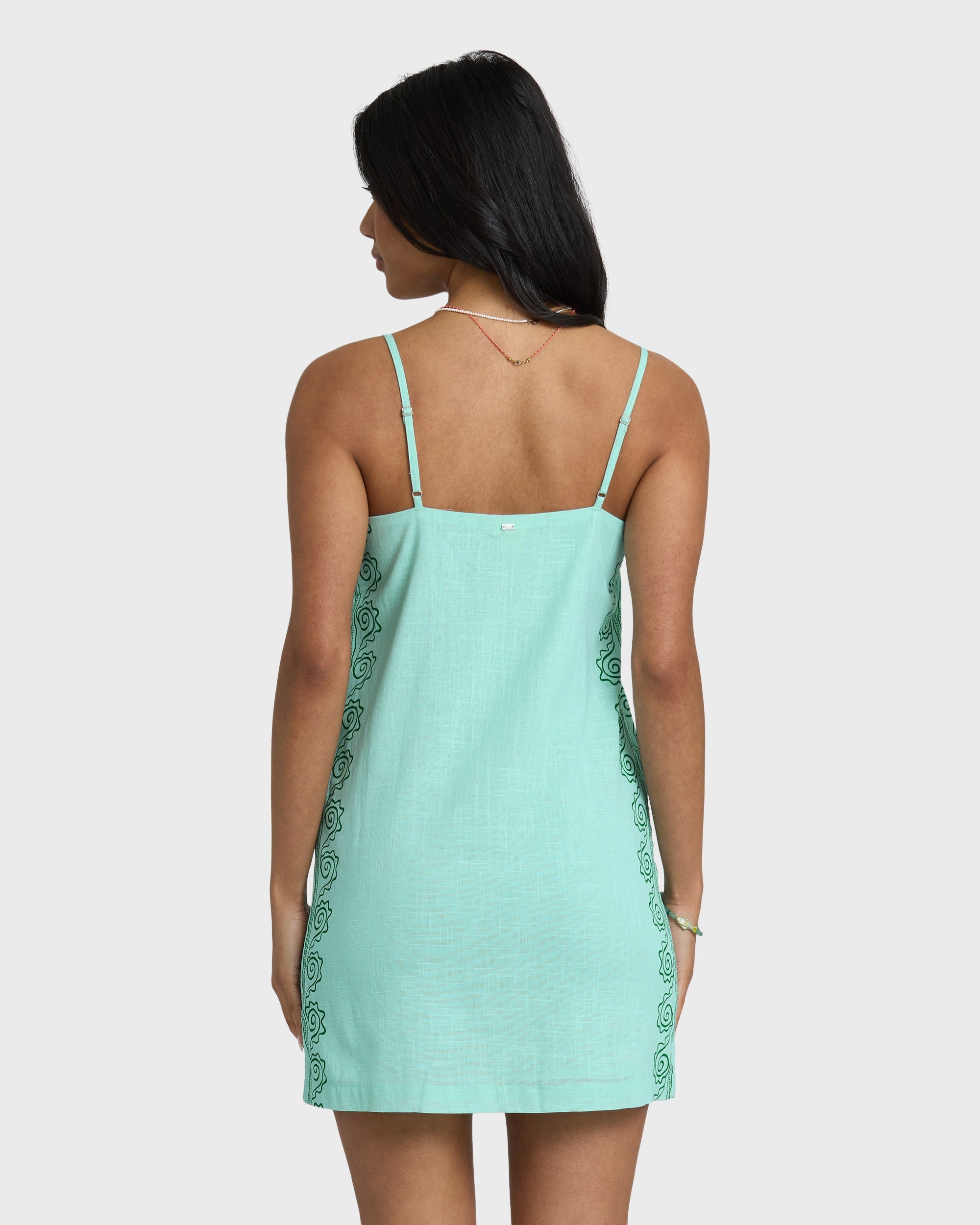 Sun Rays Mini Dress - Pool Blue
