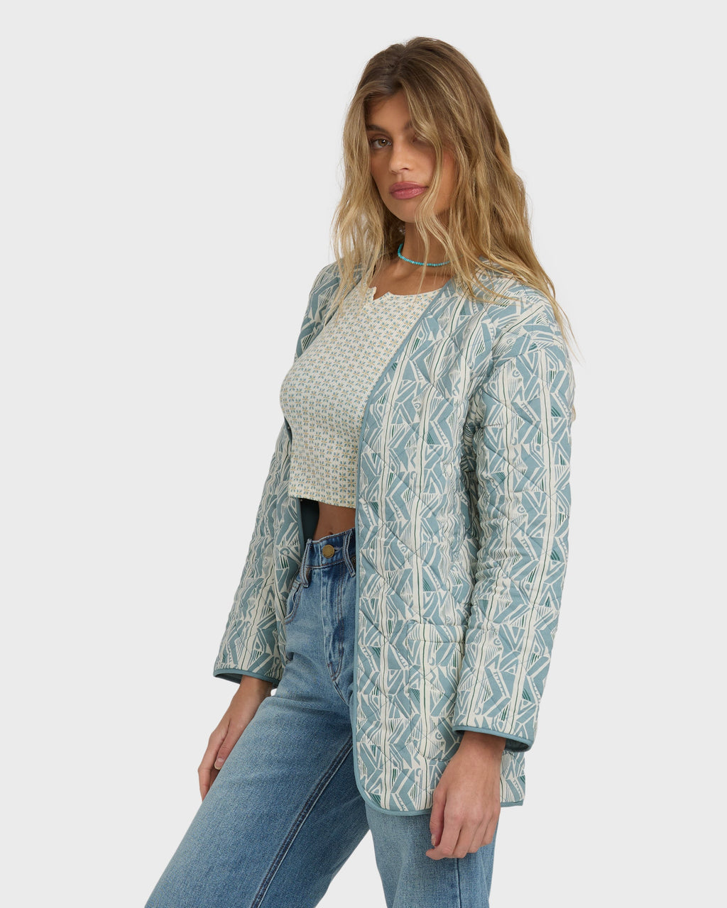 Day Dreamin Jacket - Mineral Blue