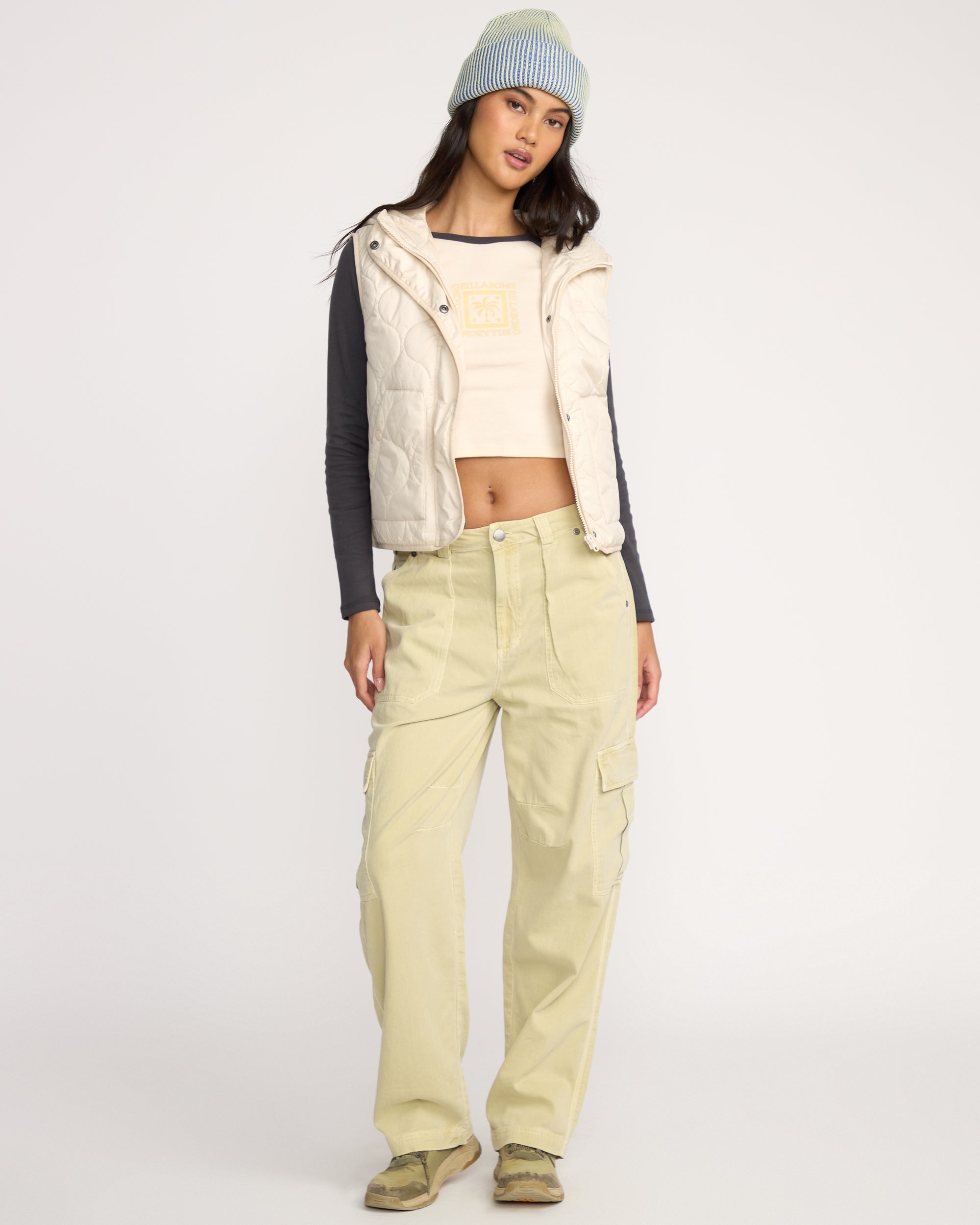 A/Div Cliffs Quilted Lightweight Vest - Whitecap