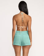 Free Fall Corduroy Shorts - Misty Blue