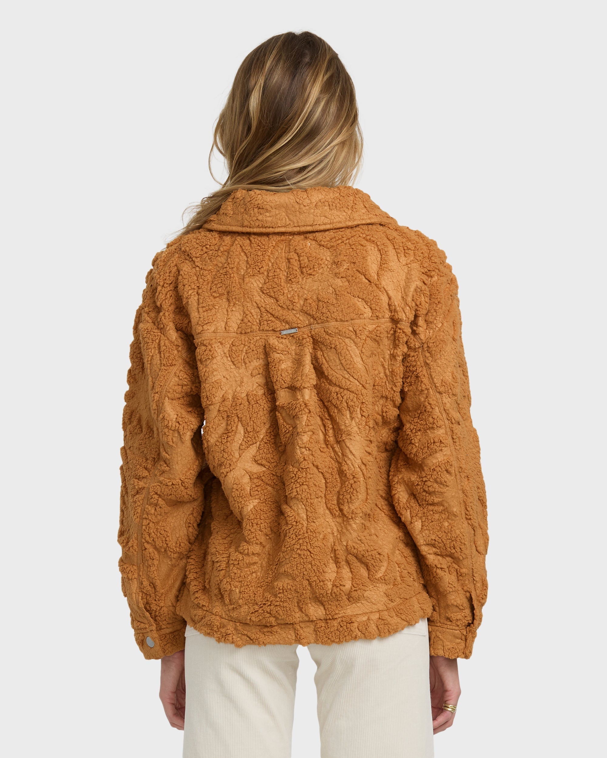 Sundown Sherpa Shacket - Camel
