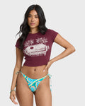 Catch Some Sun Short Sleeve T-Shirt - Red Dahlia