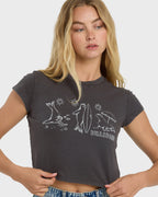 Morning Fun Time Short Sleeve T-Shirt - Off Black