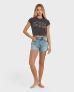 Morning Fun Time Short Sleeve T-Shirt - Off Black