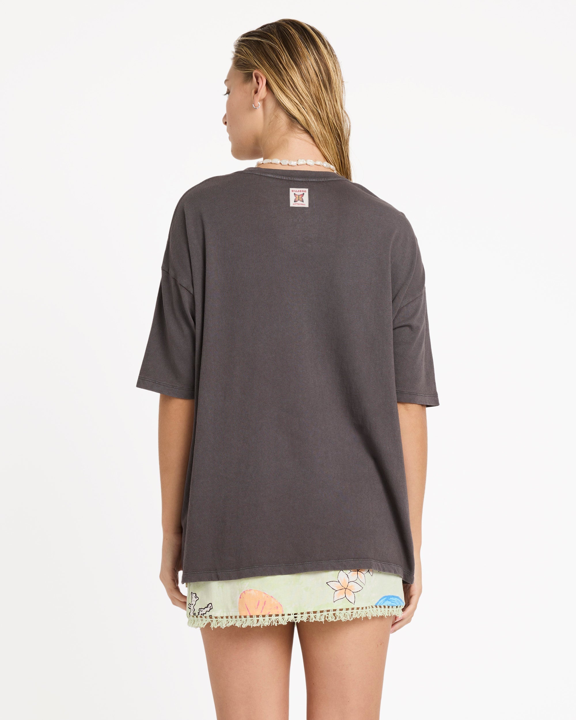 Lottie Hall Short Sleeve T-Shirt - Off Black