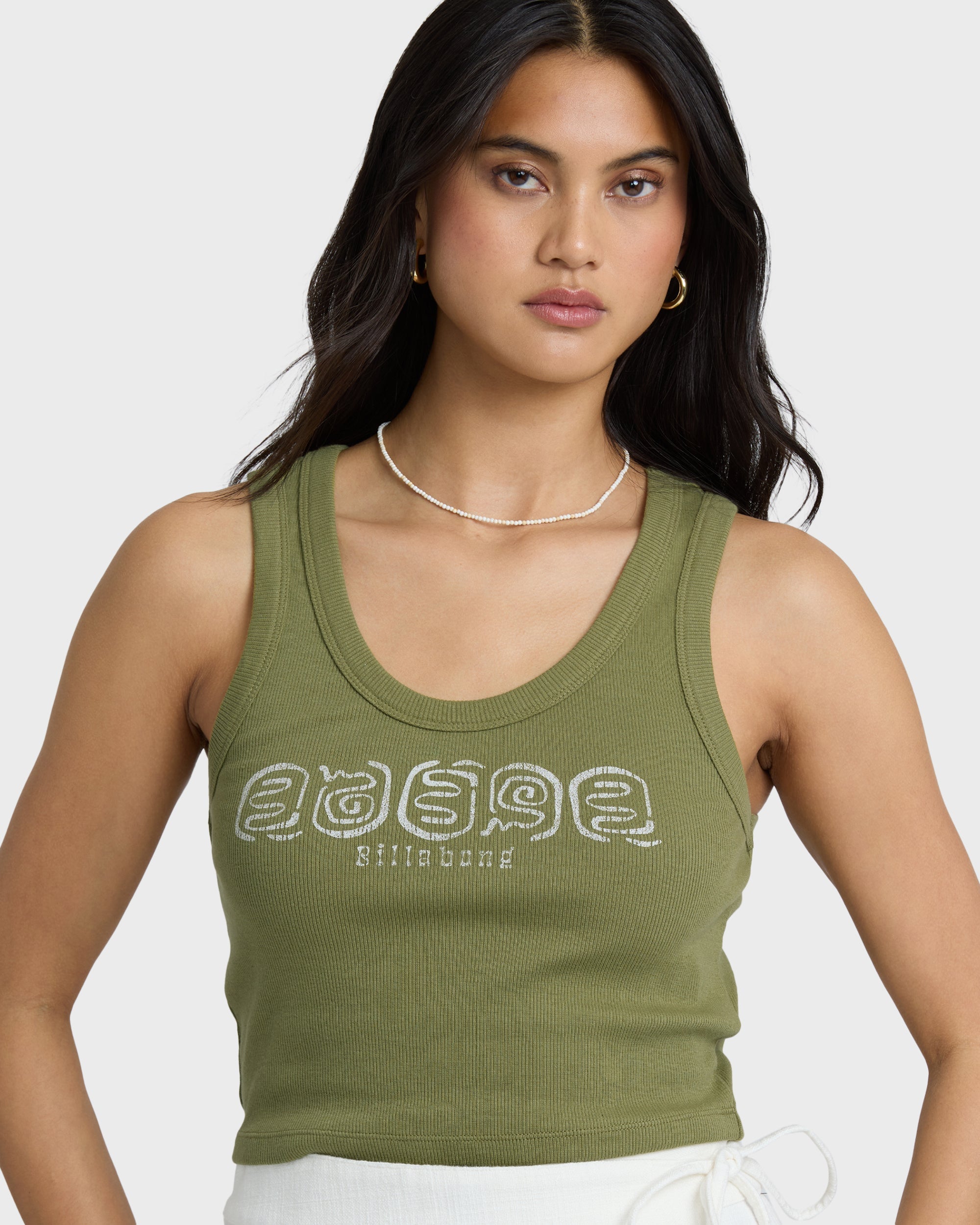 Stirred Up Tank - Dark Olive