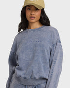 Saltwashed Kendal Crewneck Sweatshirt - Stone Blue