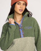 A/Div Horizon Mock Neck Half Zip Sweatshirt - Treehugger