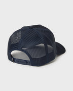 Peaked Trucker Hat - Navy
