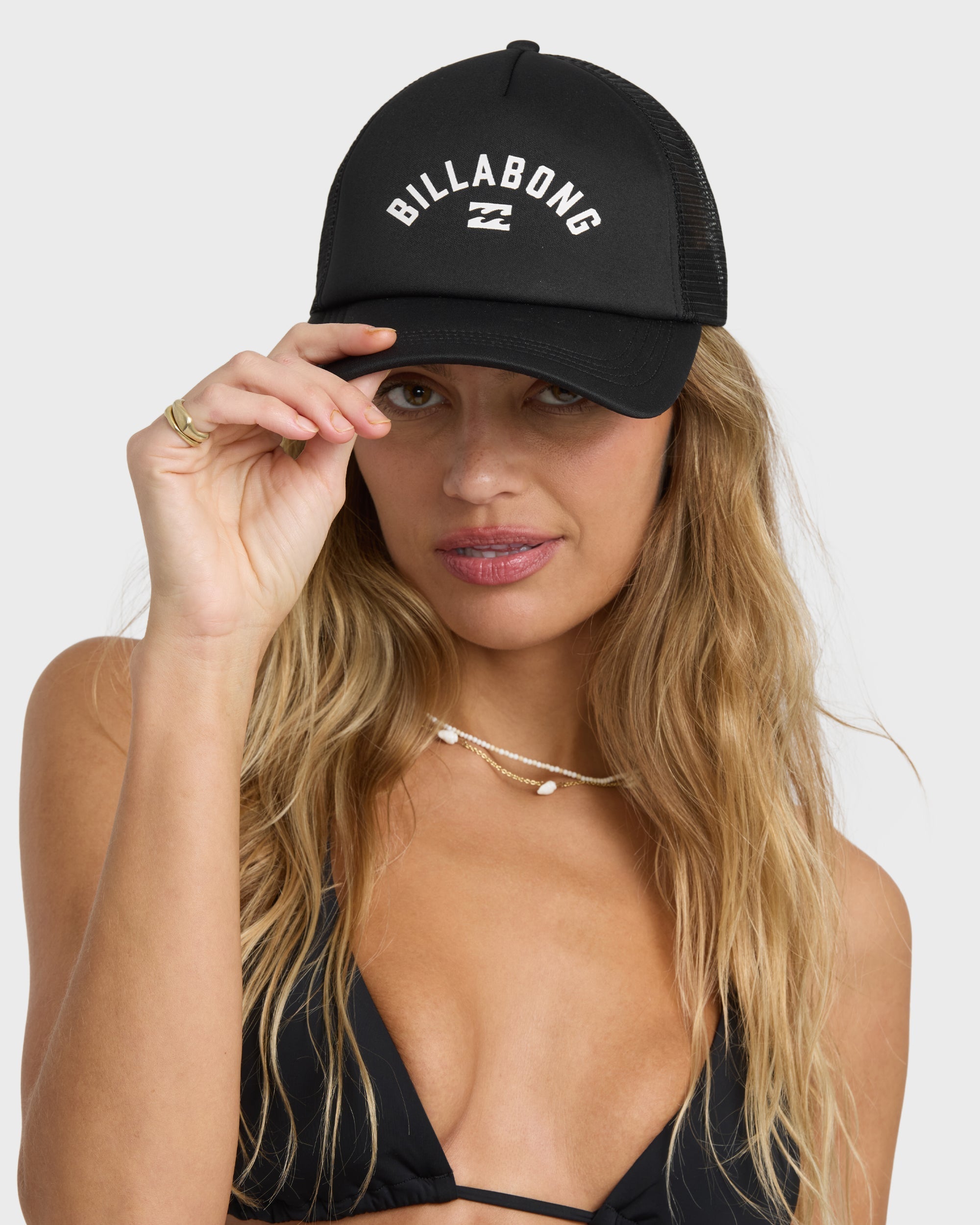 Across Waves Trucker Hat - Black Sands