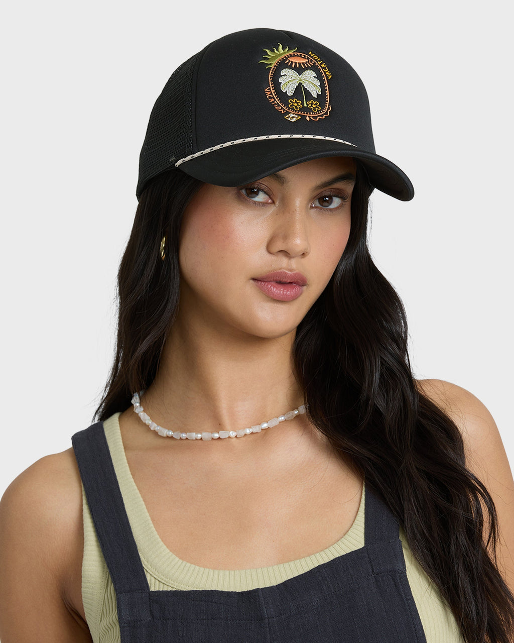 Grandpa Trucker Hat - Off Black