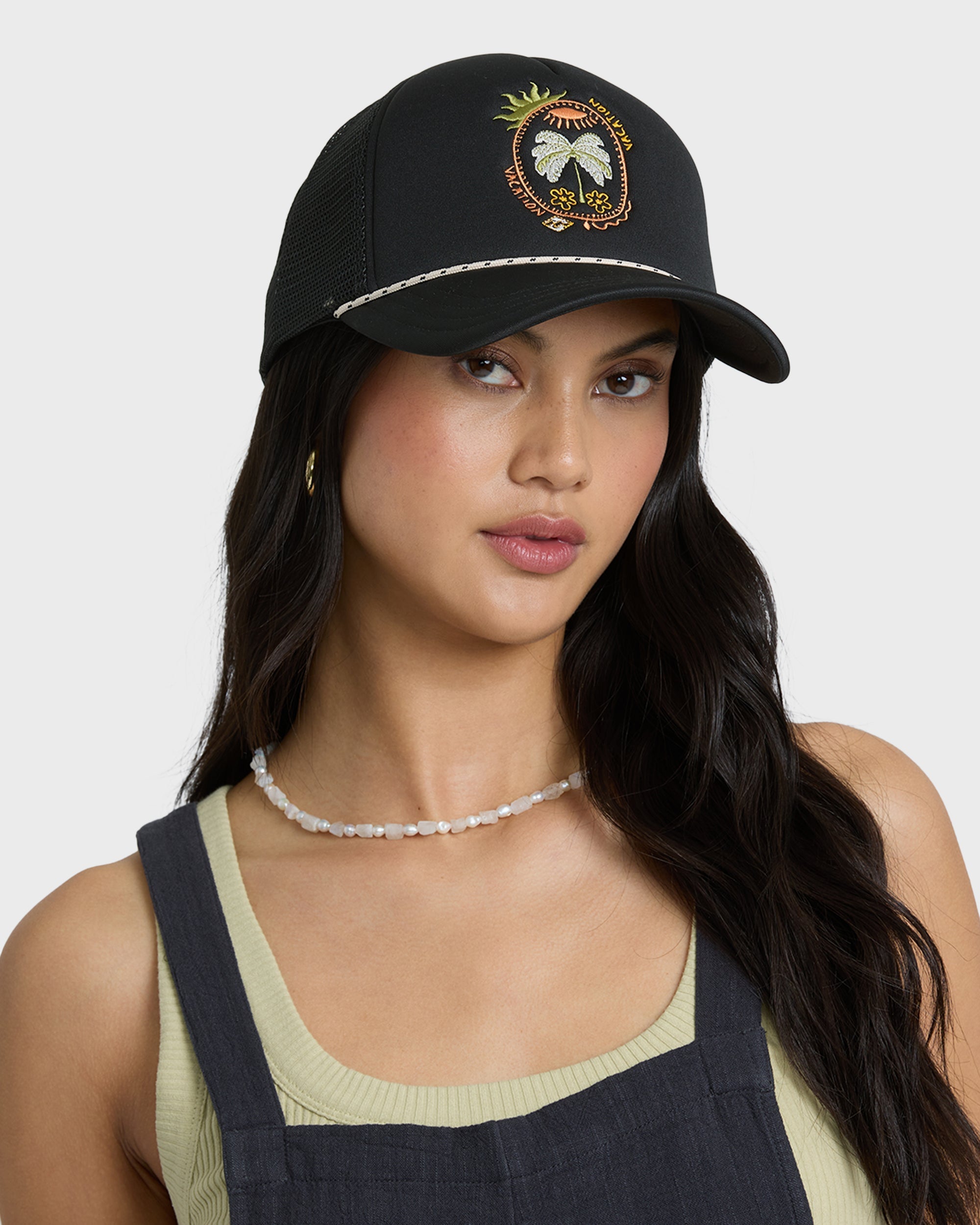 Grandpa Trucker Hat - Off Black