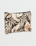 Lil Snitch Zip Pouch - Black Floral
