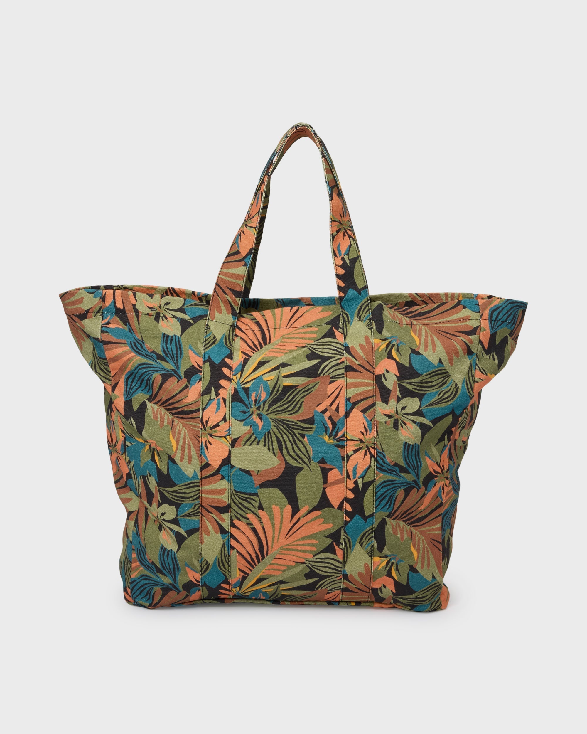 Poppins Playa Zip Top Tote - Black Multi