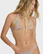 Take It Back Multi Halter Bikini Top - Twilight Blue
