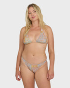 Take It Back Multi Halter Bikini Top - Twilight Blue