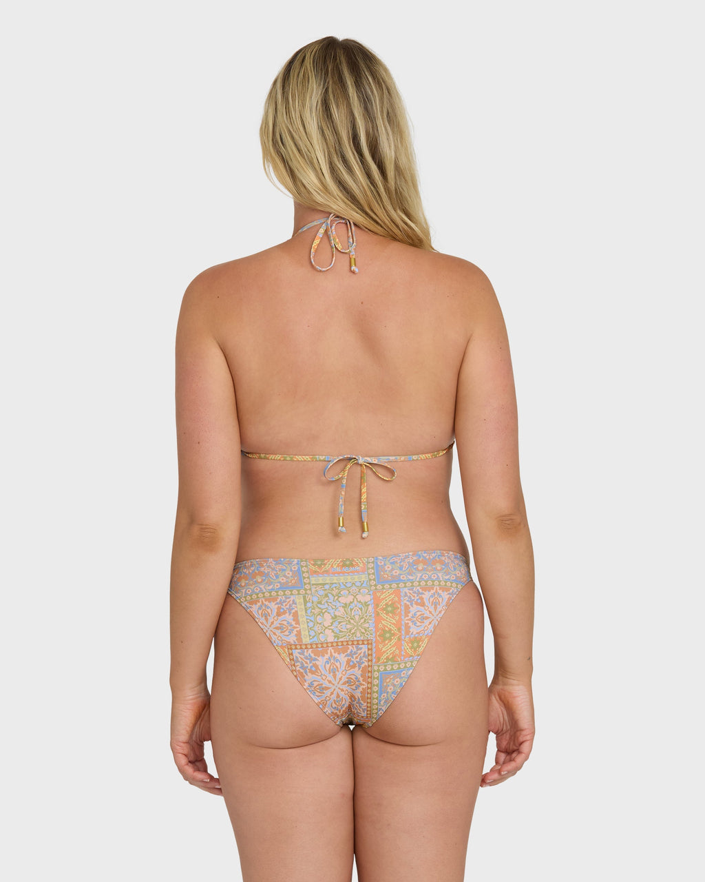 Take It Back Multi Halter Bikini Top - Twilight Blue