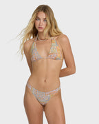 Take It Back Multi Halter Bikini Top - Twilight Blue